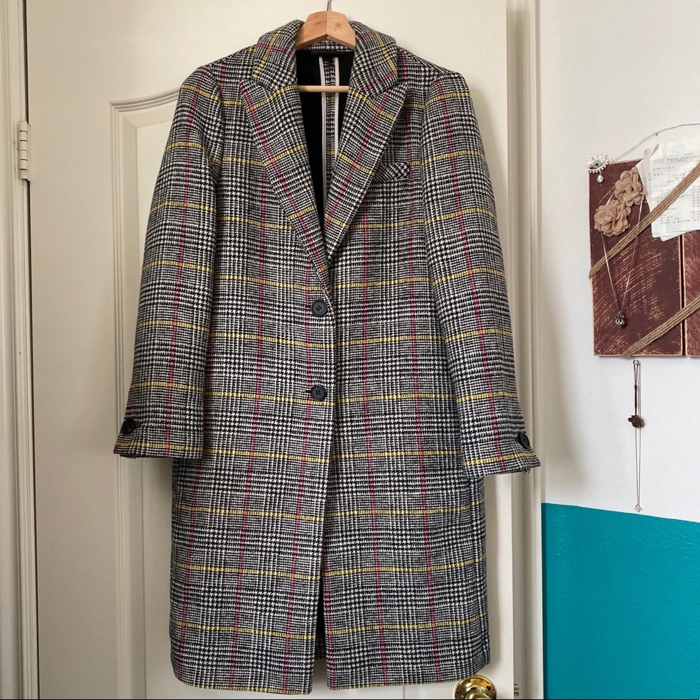 Topshop- Piper Check Jacket - US size 4